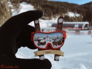 Skiurlaub Dolomiten Magnet