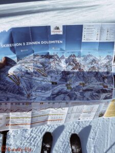 bester Skiurlaub in den Dolomiten Karte